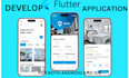 build  android and ios mobile app using flutter