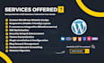 design and develop a professional wordpress website for your business