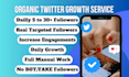 grow your twitter account organically