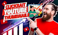 design eye catchy and clickbait youtube video thumbnails