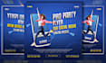 create professional instagram ,facebook party flyer design