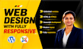 design and develop a wordpress or joomla website