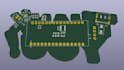 custom outlined shape pcb layout in kicad