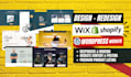 design wix website developer, wordpress plugins, wix web design, shopify store