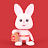 create a cute 3d character mascot for you brand