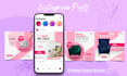 create instagram posts template, infographics, banner, flyers, carousel