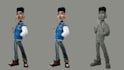 do 3d cartoon character, 3d character modeling