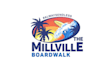 design endless summer inspired surfboard style logo