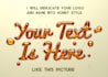 photoshop text effect for honey style