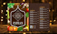 food menu design, restaurant menu design, food flyer