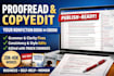 proofread and copyedit your nonfiction book or ebook with track changes