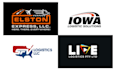 do trucking cargo logistics delivery business logo design