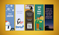 design creative print ready custom bookmark