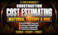 do construction cost estimate, material take off and cost estimation