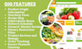 design organic food shopify store fruit and vegetable store grocery website VA