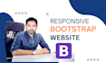 create and design a responsive website using HTML and CSS