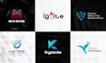 do tech modern startup crypto security technology it web3 saas app logo design