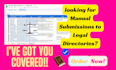 do submissions to do follow legal, attorney, law firm directories