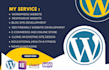 create and develop a professional wordpress website and blog
