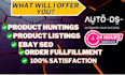 do amazon to ebay dropshipping using autods and optimize listings