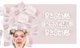 create a playful fun cute hippie kids logo illustration