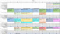 create custom social media content calendar