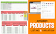 create amazon product variation listing  or fix amazon listing