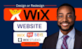do wix website design, wix website redesign, wix studio design, wix seo
