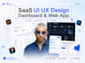 ui ux design, web app design, saas dashboard design in figma