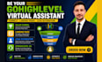be your gohighlevel virtual assistant sales funnel landing page lead automation