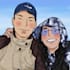 draw cute cartoon couple illustration