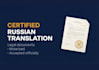 do certified english russian translation of legal documents