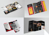 design creative event flyer, corporate, food flyer, pamphlet, brochure, menu