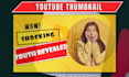 design attractive youtube thumbnail