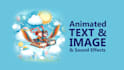 make animated children book trailer video digital flip book