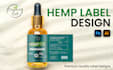 design supplement label, cbd jar label and bottle label design