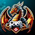 make gaming dragon mascot logo  design for you