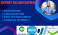 bookkeeping bank reconciliation quickbooks online xero wave