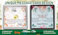 do attractive jewelry message card design for shineon