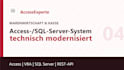 develop professional business software with microsoft access