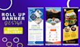 create attractive billboards digital e banners roll up banners