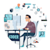 do full stack web development with react js, node js and mongo db