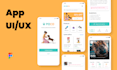 do minimal figma mobile app UI UX design