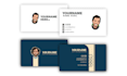 do amazing business cards with your face logo