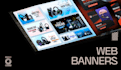 create custom website banner, banner ads, website images