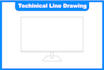 do technical drawing products cnc clothing  vector outline