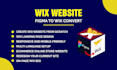 build wix business website or wix redesign figma to wix or wix studio website