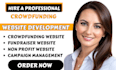 create a crowdfunding website donation and responsive crowdfunding website