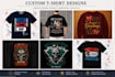 design trendy graphic tees for fashion brands