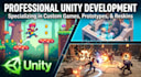 build a unity mobile game, 2d or 3d game development for android ios